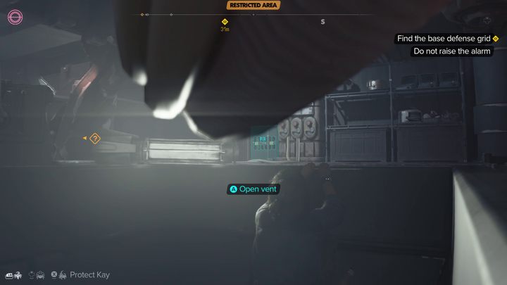 Po dotarciu do hangaru pełnego szturmowców, polecamy Wam przekradnięcie się prawą stroną pomieszczenia - Star Wars Outlaws: Viper - solucja, opis przejścia - Star Wars Outlaws - poradnik do gry