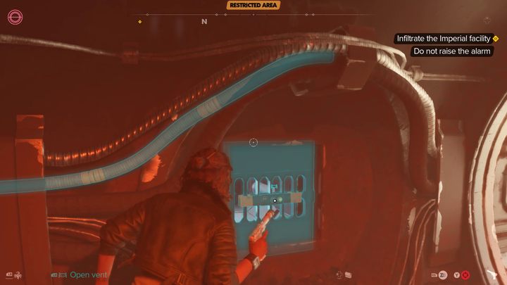 Przez mały otwór zestrzelcie układ zasilania - Star Wars Outlaws: Viper - solucja, opis przejścia - Star Wars Outlaws - poradnik do gry