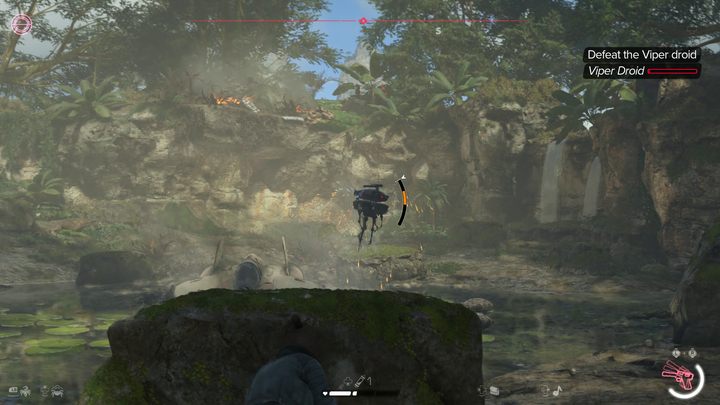 Walka z droidem ma postać starcia z mini-bossem - Star Wars Outlaws: Viper - solucja, opis przejścia - Star Wars Outlaws - poradnik do gry