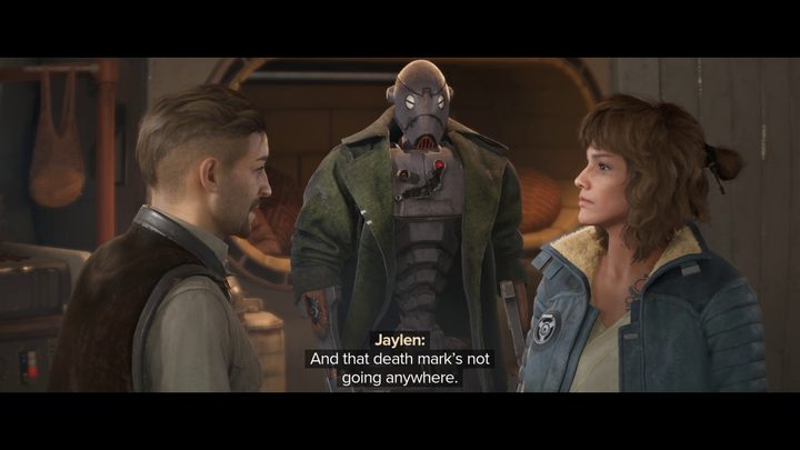 Po opanowaniu sytuacji i długiej sekwencji fabularnej, zadanie Spuścizna dobiegnie końca - Star Wars Outlaws: Spuścizna - solucja, opis przejścia - Star Wars Outlaws - poradnik do gry
