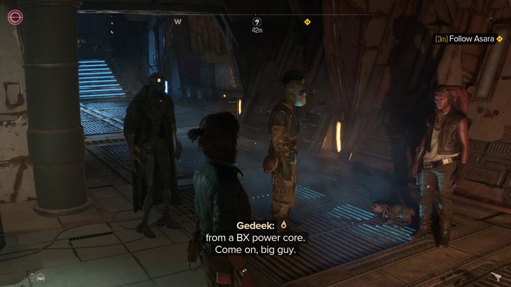 Po spotkaniu Asary oraz krótkim przerywniku filmowym, Kay wraz z towarzyszami trafi do bazy rebeliantów - Star Wars Outlaws: Spuścizna - solucja, opis przejścia - Star Wars Outlaws - poradnik do gry