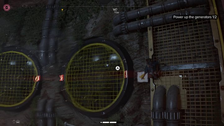 W głównej hali produkcyjnej czeka na Was sekcja platformowa, na końcu której będziecie musieli aktywować zasilanie fabryki - Star Wars Outlaws: Spuścizna - solucja, opis przejścia - Star Wars Outlaws - poradnik do gry