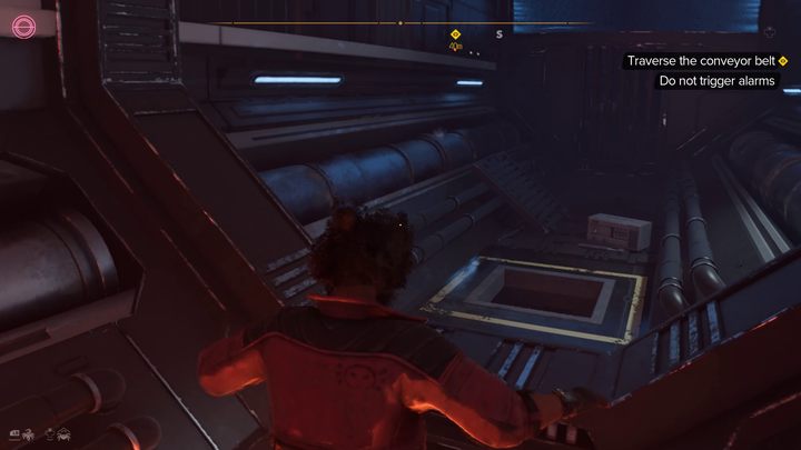 Kontynuujcie podróż wzdłuż linii produkcyjnej droidów - Star Wars Outlaws: Prawda - solucja, opis przejścia - Star Wars Outlaws - poradnik do gry