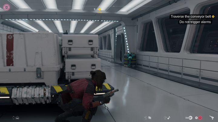 W pomieszczeniu z komputerami, zhakujcie odpowiedni terminal i wyłączcie systemy którymi zarządza - Star Wars Outlaws: Prawda - solucja, opis przejścia - Star Wars Outlaws - poradnik do gry