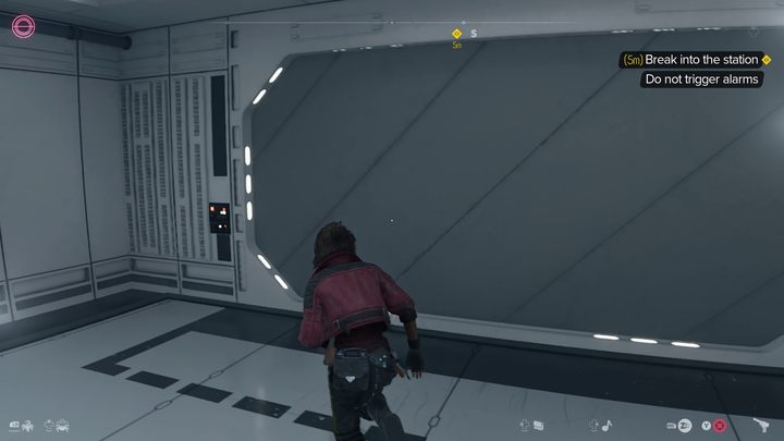 W korytarzu wydajcie Nixowi polecenie wyłączenia kamery - Star Wars Outlaws: Prawda - solucja, opis przejścia - Star Wars Outlaws - poradnik do gry