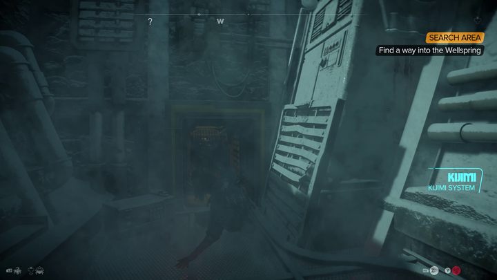 Najlepszym sposobem, by dostać się do strzeżonej strefy będzie skorzystanie z przejścia na prawo od budynku - Star Wars Outlaws: Włamywaczka - solucja, opis przejścia - Star Wars Outlaws - poradnik do gry