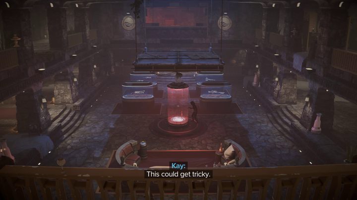 Przejdźcie z kuchni i baru do dużego, otwartego pomieszczenia - Star Wars Outlaws: Włamywaczka - solucja, opis przejścia - Star Wars Outlaws - poradnik do gry