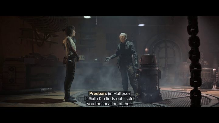 Porozmawiajcie z Preebanem w jego sklepie - Star Wars Outlaws: Początki - solucja, opis przejścia - Star Wars Outlaws - poradnik do gry