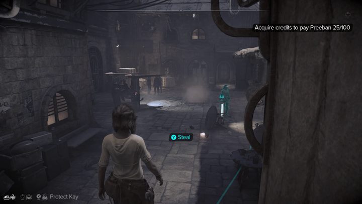 Następna sekwencja stanowić będzie samouczek z wydawania poleceń Nixowi - Star Wars Outlaws: Początki - solucja, opis przejścia - Star Wars Outlaws - poradnik do gry