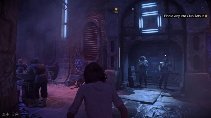 Uzbrojeni w nowe narzędzie, możecie spróbować swoich sił w dostaniu się do Klubu Tarsus - Star Wars Outlaws: Początki - solucja, opis przejścia - Star Wars Outlaws - poradnik do gry