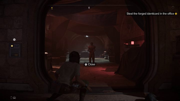 Kucając, wejdźcie do szybu wentylacyjnego - Star Wars Outlaws: Początki - solucja, opis przejścia - Star Wars Outlaws - poradnik do gry