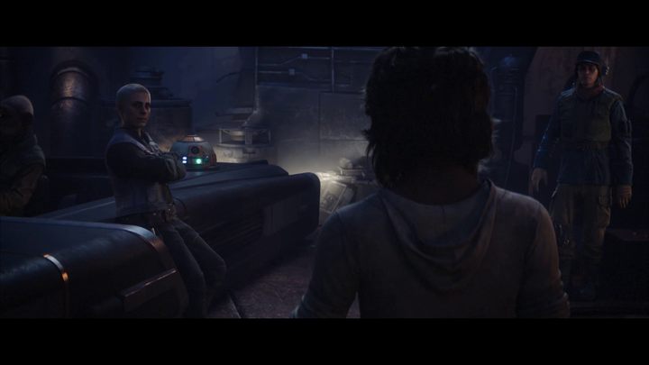 Ostrożnie nawigujcie bocznymi uliczkami podążając za wskaźnikiem misji - Star Wars Outlaws: Początki - solucja, opis przejścia - Star Wars Outlaws - poradnik do gry