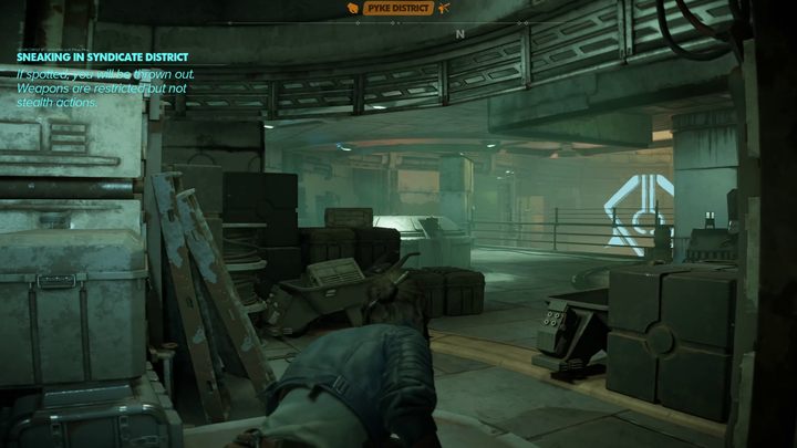 Gdy będziecie już na terytorium gangu musicie się mieć na baczności - Star Wars Outlaws: Półświatek - solucja, opis przejścia - Star Wars Outlaws - poradnik do gry