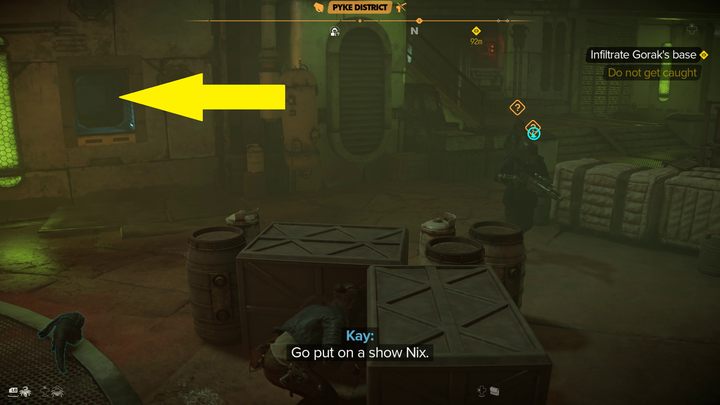 Po bazie rozrzucone są pudła, które ułatwią Wam ukrywanie się - Star Wars Outlaws: Półświatek - solucja, opis przejścia - Star Wars Outlaws - poradnik do gry