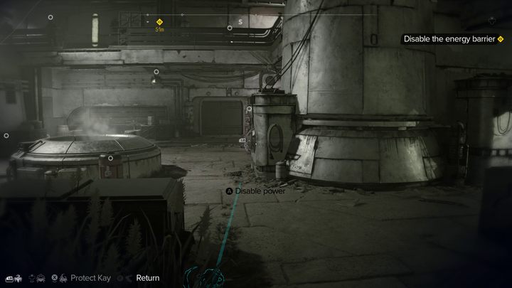 Bezpośrednio przy generatorze znajduje się dwóch strażników - Star Wars Outlaws: Półświatek - solucja, opis przejścia - Star Wars Outlaws - poradnik do gry