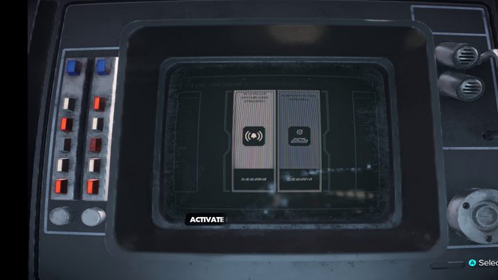 W pomieszczeniu bezpośrednio nad hangarem, w którym znajduje się Śmiałek, włamcie się do komputera i dezaktywujcie systemy bezpieczeństwa - Star Wars Outlaws: Fałszywa Flaga - solucja, opis przejścia - Star Wars Outlaws - poradnik do gry
