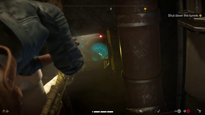 Drugie źródło zasilania do zniszczenia znajduje się na antresoli - Star Wars Outlaws: Rój - solucja, opis przejścia - Star Wars Outlaws - poradnik do gry