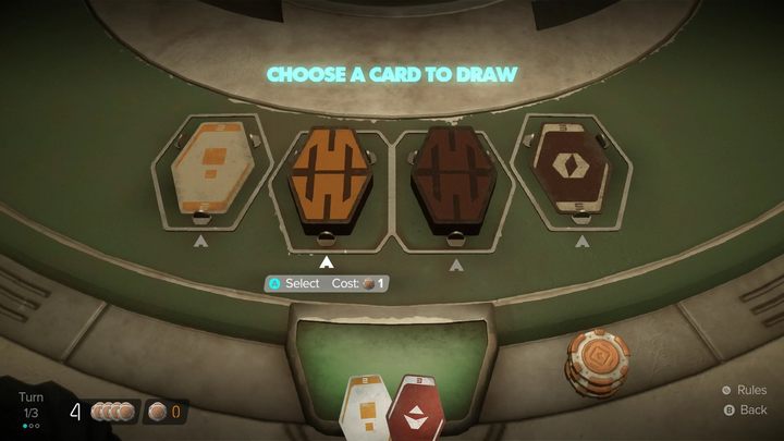 Każdy gracz ma dwie talie kart - żółtą i czerwoną - Star Wars Outlaws: Jak grać w kesselskiego sabaka? - Star Wars Outlaws - poradnik do gry