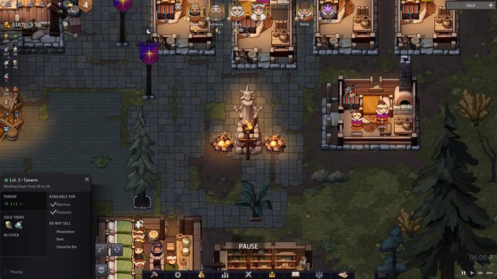 Jak widzicie, cztery podstawowe potrzeby zwykle realizowane są przez chłopów we własnym zakresie - Norland: Jak dbać o potrzeby chłopów? - Norland - poradnik do gry