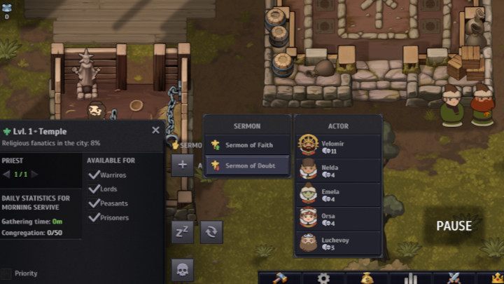 Choć posiadanie fanatyków wśród swoich obywateli ma pewne zalety (lepszy nastrój, potencjalni rekruci do wojska, pozytywna reakcja kościoła), tak należy uważać, by Ci nie stali się nagle zbyt liczni - Norland: Religia - Norland - poradnik do gry