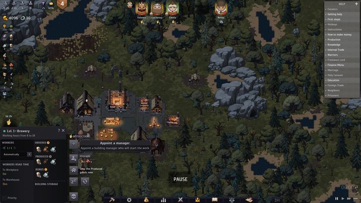 Chcąc zlecić zadanie królowi lub jednemu z lordów, otwórzcie menu interesującego Was budynku lub osoby, z którą chcecie wejść w interakcję - Norland: Zarządzanie lordami - Norland - poradnik do gry