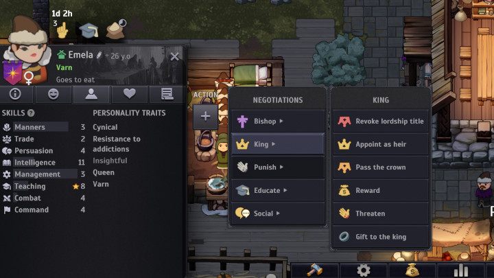 Przekazanie korony można wymusić jeszcze za życia króla - Norland: Jak rozwijać ród? - Norland - poradnik do gry