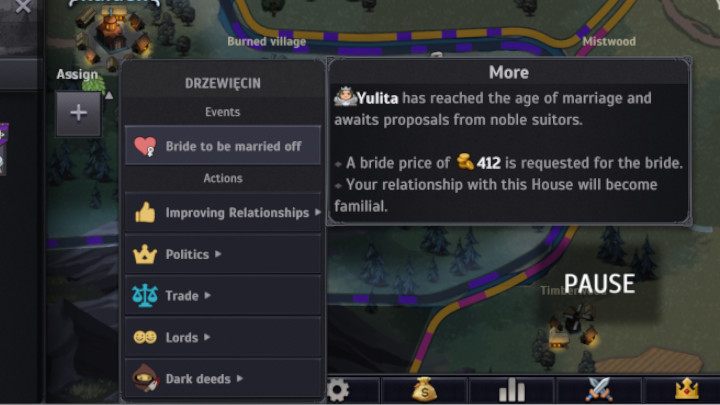 Przyjmując żonę pod swój dach musicie uiścić opłatę na rzecz jej rodu - Norland: Jak rozwijać ród? - Norland - poradnik do gry