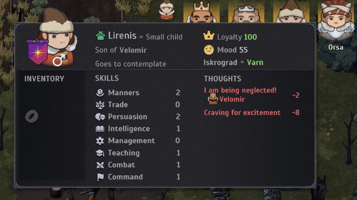 Remedium na starzejących się lordów jest spłodzenie kolejnego pokolenia władców, którzy przejmą pałeczkę przywództwa po śmierci rodziców - Norland: Jak rozwijać ród? - Norland - poradnik do gry