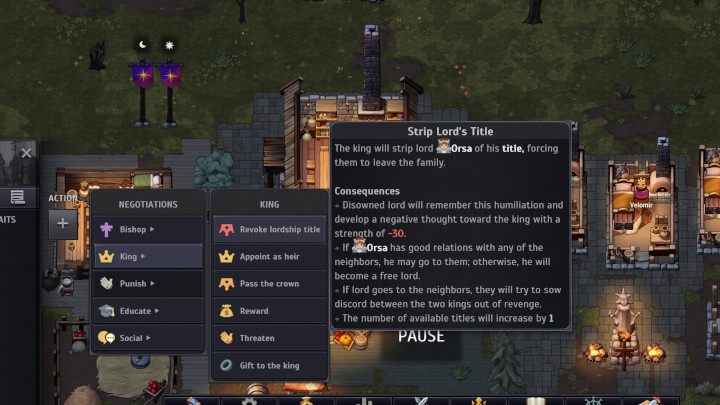 Miejsce możecie zwolnić wydając kobiety za mąż do innych królestw lub zwyczajnie pozbawiając kogoś tytułu - Norland: Jak rozwijać ród? - Norland - poradnik do gry