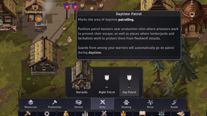 Gdy wcielicie już nieco wojowników do swojej armii i umieścicie ich w koszarach, możecie przystąpić do organizacji patroli - Norland: Jak rekrutować strażników? - Norland - poradnik do gry