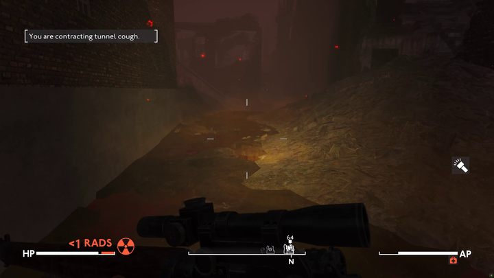 Jeżeli jednak zdarzy Wam się wejść w chmurę gazu bez odpowiedniej ochrony, Wasza postać natychmiastowo zacznie tracić życie, a w lewym górnym rogu ekranu pojawi się informacja o zarażeniu chorobą - Fallout London: Czym jest Tunnel Cough? - Fallout London - poradnik do gry