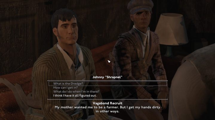 Zadanie możecie rozpocząć w pubie Swan & Mitre, po pełnoprawnym dołączeniu do gangu Vagabonds - musicie najpierw dostarczyć Sebastianowi przypinkę udowadniającą, że zabiliście oficera Syndicate - Fallout London: Jak uwolnić więźniów ze statku HMS Dredge? - Fallout London - poradnik do gry