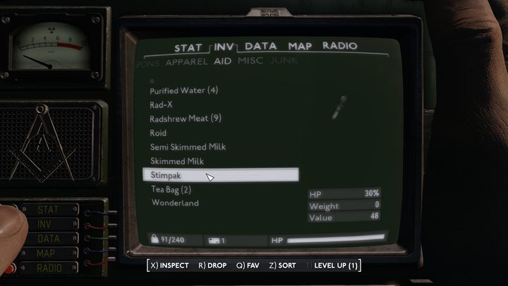 Błyskawicznie leczące stimpaki to w Fallout London towar deficytowy - Fallout London: Porady na start - Fallout London - poradnik do gry