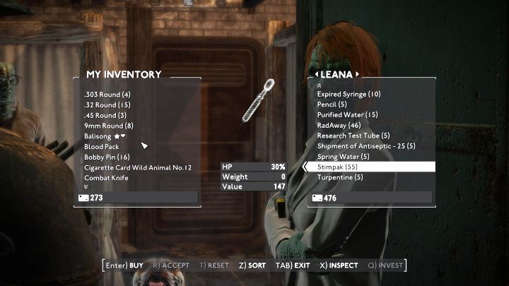 Stimpaki są niestety drogie - domyślnie u każdego z wymienionych handlarzy 1 sztuka kosztuje aż 147 Tickets (waluta w świecie gry) - Fallout London: Gdzie kupić stimpaki i inne lekarstwa? - Fallout London - poradnik do gry