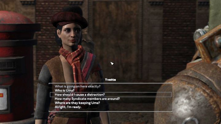 Spotkanie się z Yvette z frakcji Vagabonds jest częścią misji Meeting in Millwall i odnalezienie jej w regionie Isle of Dogs opisaliśmy na osobnej stronie Jak dotrzeć do Millwall - Fallout London: Jak uwolnić więzioną Umę w zadaniu Meeting in Millwall? - Fallout London - poradnik do gry