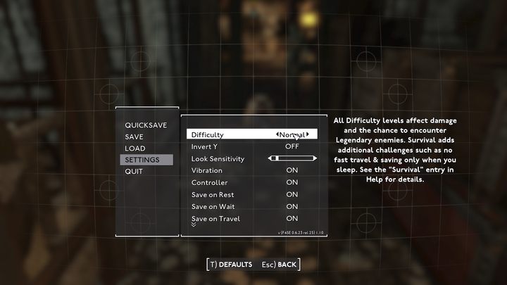 Jeżeli uznacie, że aktualny poziom trudności nie jest dla Was, w dowolnym momencie zabawy możecie wcisnąć przycisk ESC, a następnie wybrać opcję SETTINGS oraz GAMEPLAY - Fallout London: Czy są poziomy trudności? - Fallout London - poradnik do gry