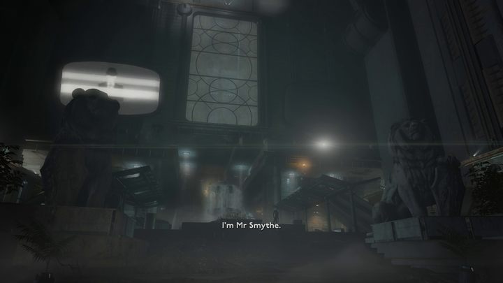 W tym miejscu zatrzymani zostaniecie przez tajemniczy komunikat od niejakiego Mr Smythe - Fallout London: Broken Angel - Fallout London - poradnik do gry