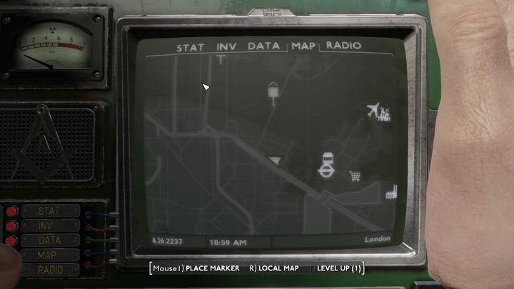 Dok, w którym czekają Archie oraz Ferryman znajduje się po przeciwnej stronie London Bridge - Fallout London: Lands of the Seraph - Fallout London - poradnik do gry
