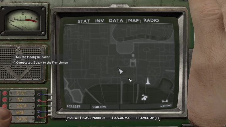 Siedziba gangu Violent Violet znajduje się kilka uliczek dalej, na wschód od Sanktuarium - Fallout London: Fidei Defensor - Fallout London - poradnik do gry