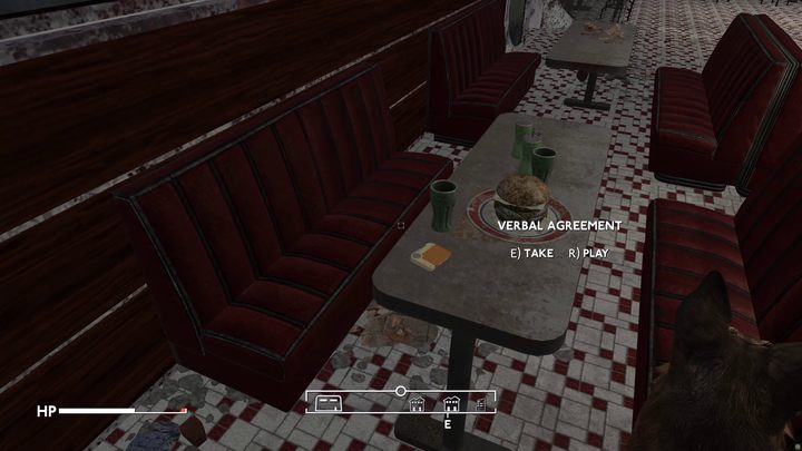 Po dotarciu na miejsce, na jednym ze stolików znajdziecie kasetę z nagraniem o tytule Verbal Agreement - Fallout London: Cold Case - Fallout London - poradnik do gry