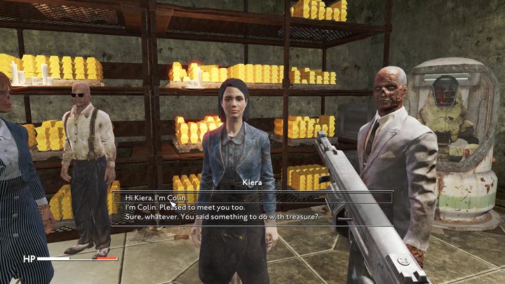 Gdy otworzycie już wszystkie części budynku oraz pokonacie herszta bandytów (Moneybags Sullivan), możecie skierować się do skarbca znajdującego się za kasami - Fallout London: Heavenslayer - Fallout London - poradnik do gry