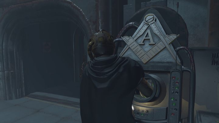 Gdy zwiedzicie już wszystkie interesujące pomieszczenia, udajcie się do sali ze schodami - Fallout London: Heavenslayer - Fallout London - poradnik do gry