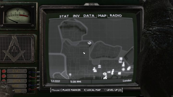 Wyjście ze stacji znajduje się na prawo od schodów, którymi opuściliście tunel - Fallout London: Heavenslayer - Fallout London - poradnik do gry