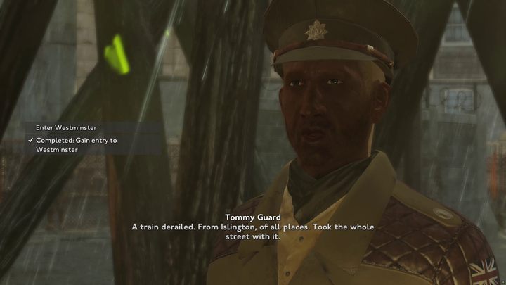 Strażnik spróbuje Was zbyć - Fallout London: Lay of the Land - Fallout London - poradnik do gry