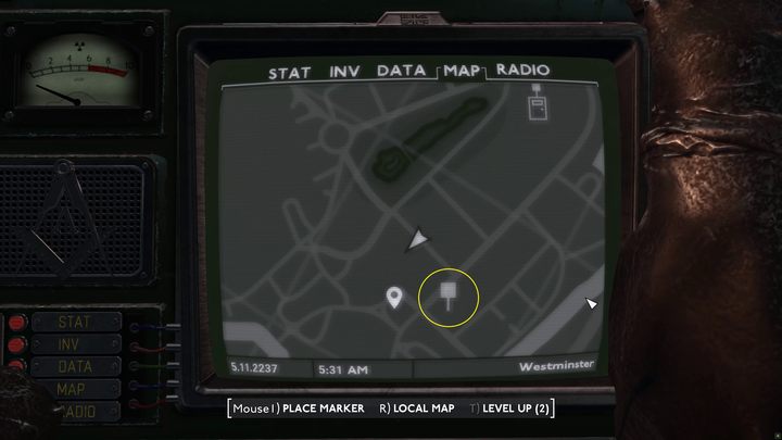 Pojawi się jednak również dodatkowy, opcjonalny znacznik - Fallout London: Hear Ye, Hear Ye - Fallout London - poradnik do gry