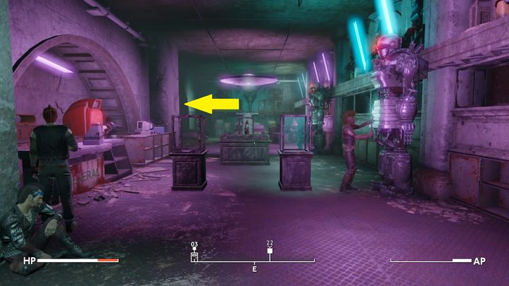 Gdy dostaniecie się już do Camdem skierujcie się do baru Cyberfox, który znajduje się przy północnej granicy dzielnicy - Fallout London: Hear Ye, Hear Ye - Fallout London - poradnik do gry