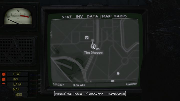 Naszym kolejnym przystankiem będzie dzielnica Hackney, którą mieliście już okazję odwiedzić w czasie misji Heavenslayer - Fallout London: Hear Ye, Hear Ye - Fallout London - poradnik do gry