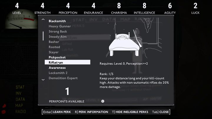Wymagania: Level 0, Perception > - Fallout London: Najlepsze perki - Fallout London - poradnik do gry