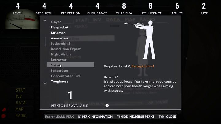 Wymagania: Level 0, Perception > - Fallout London: Najlepsze perki - Fallout London - poradnik do gry