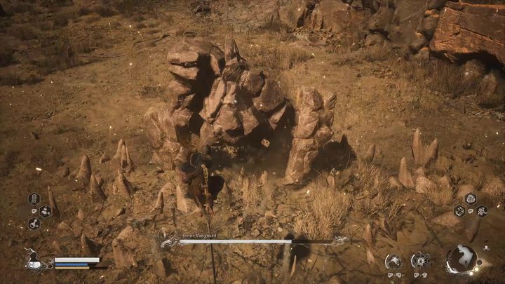 Kamienny Strażnik jest mechanicznie bardzo prostym bossem, którego ataki zadają wysokie obrażenia, są jednak przewidywalne, wolne i nie ma ich wielu - Black Myth Wukong: Jak pokonać bossa Kamienny Strażnik (Stone Vanguard)? - Black Myth Wukong - poradnik do gry